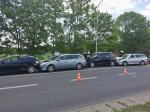 Karambol 5 samochodów na ul. Wrocławskiej