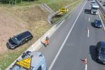 Zaśnięcie 52-latka przyczyną wypadku na autostradzie A4