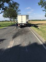 Groźny wypadek pod Kluczborkiem