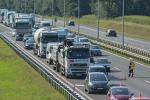  Zderzenie 6 samochodów na autostradzie A4