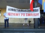 Protest w rocznicę wydania decyzji o powiększeniu Opola