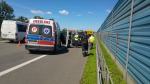 Dwie osoby ranne w wypadku na autostradzie A4