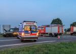 Wypadek w Zimnicach Wielkich. Trzy osoby w szpitalu
