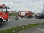 50-letnia motocyklistka ranna w wypadku na Alei Solidarności