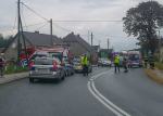 Zderzenie dwóch samochodów w Kostowie