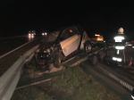5 samochodów rozbitych na autostradzie