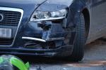 Zderzenie audi z motocyklem na Piastowskiej