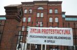 Protest pracowników sądów i prokuratury