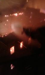 Pożar młyna w Byczynie