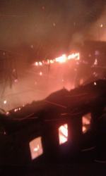 Pożar młyna w Byczynie