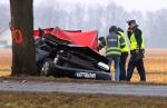 Tragiczny wypadek w Krępnej, nie żyje 44-letni pasażer