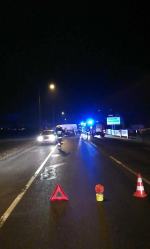 Wrzoski: Bus zderzył się z osobówką, ranna pasażerka