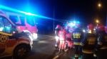 Wrzoski: Bus zderzył się z osobówką, ranna pasażerka