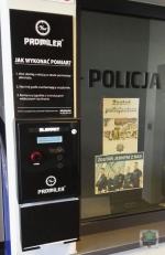 Samoobsługowy alkomat w Namysłowskiej Komendzie