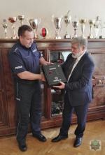 Samoobsługowy alkomat w Namysłowskiej Komendzie