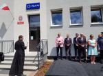 Zastępca Komendanta Głównego Policji nadinsp. Jan Lach na uroczystości otwarcia nowego posterunku