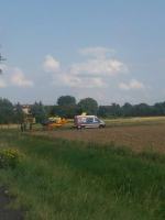 Rowerzysta ranny po zderzeniu z samochodem w Prudniku