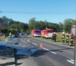 Ścięło tylko lampę oświetleniową