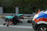 Tragiczny wypadek motocyklisty w Dąbrowie