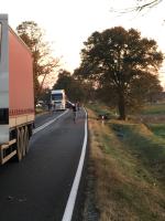 Tragiczny wypadek motocyklisty w zderzeniu z ciężarówką