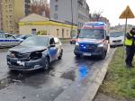 Zderzenie nieoznakowanego radiowozu w centrum Opola