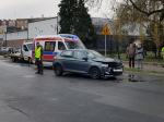 Zderzenie nieoznakowanego radiowozu w centrum Opola