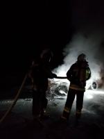 BMW zapaliło się w trakcie jazdy