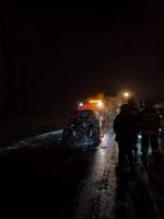 BMW zapaliło się w trakcie jazdy