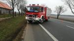 Ślisko na drodze! Zderzenie pojazdów pomiędzy Suchą a Strzelcami Opolskimi