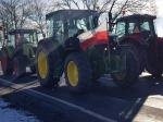 Rolnicy w kolumnie 32 traktorów blokowali krajową 94 