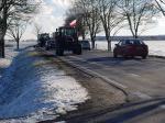Rolnicy w kolumnie 32 traktorów blokowali krajową 94 