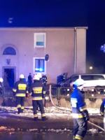 Pożar samochodu osobowego w Ozimku