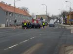 Zderzenie pojazdów na ulicy Oleskiej w Opolu