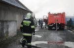 5 zastępów straży zadysponowano do pożaru budynku w Biadaczu