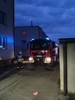 Strażacy walczyli z pożarem mieszkania w Kozłowicach