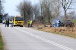 Śmiertelny wypadek pod Olesnem. Kierowca pijany