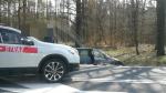 Kierowca chciał zawrócić na podwójnej ciągłej. Uderzył w Renault