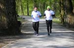 Biegacze również przygotowują się do świąt, podczas Parkrun