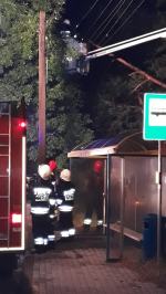 Pracowity wieczór opolskich strażaków po przejściu burz z gradem