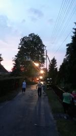 Pracowity wieczór opolskich strażaków po przejściu burz z gradem