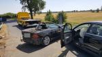Kierowca Mercedesa stracił panowanie nad pojazdem i uderzył w inny samochód