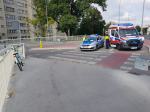 Potrącenie rowerzystki na skrzyżowaniu Ozimskiej z Rejtana w Opolu