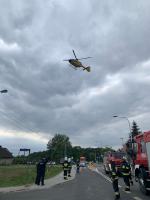 Wypadek podczas prac w wykopie. Mężczyzna przysypany ziemią