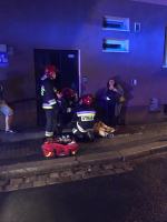 21-latek wjechał pod most na Bończyka autem dostawczym