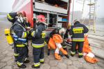 Strażacy ćwiczyli działania ratownicze w przypadku awarii przemysłowej