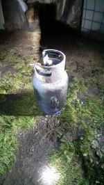 Pożar garażu w Polskiej Cerekwi. Mogło dojść do wybuchu