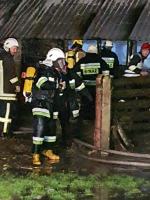 Płonęła altanka przy stadninie koni. Akcja w Dębskiej Kuźni 