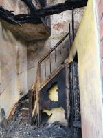 Plaga pożarów na Opolszczyźnie. Pożar w budynku przy stacji w Gogolinie