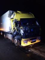 Dwie ciężarówki zderzyły się w Grodzisku