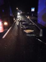 Dwie ciężarówki zderzyły się w Grodzisku